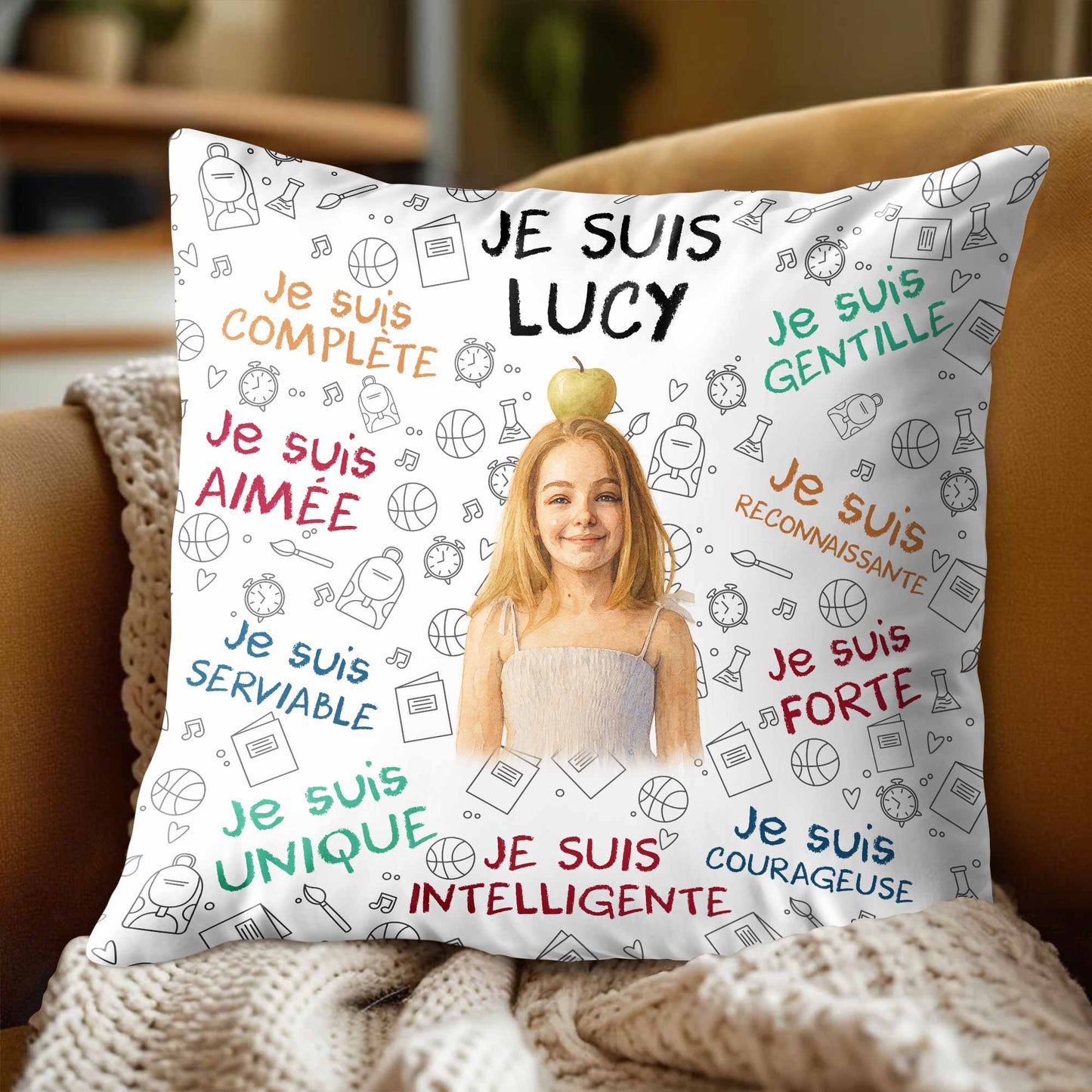 Je Suis Complet, Je Suis Aim¨¦, Unique Pillow Design