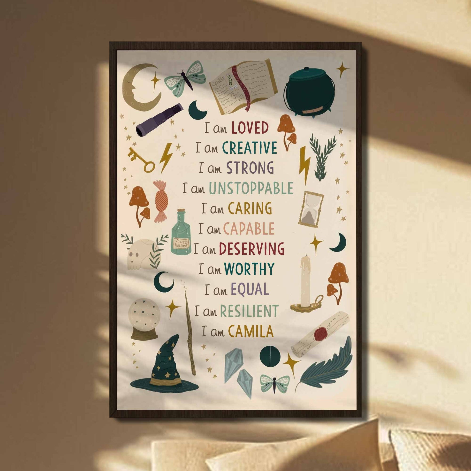 Custom Kids Affirmation Poster personalization view for Kids/Babies
