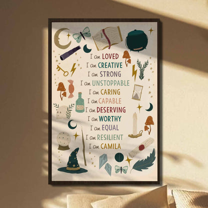 Custom Kids Affirmation Poster personalization view for Kids/Babies