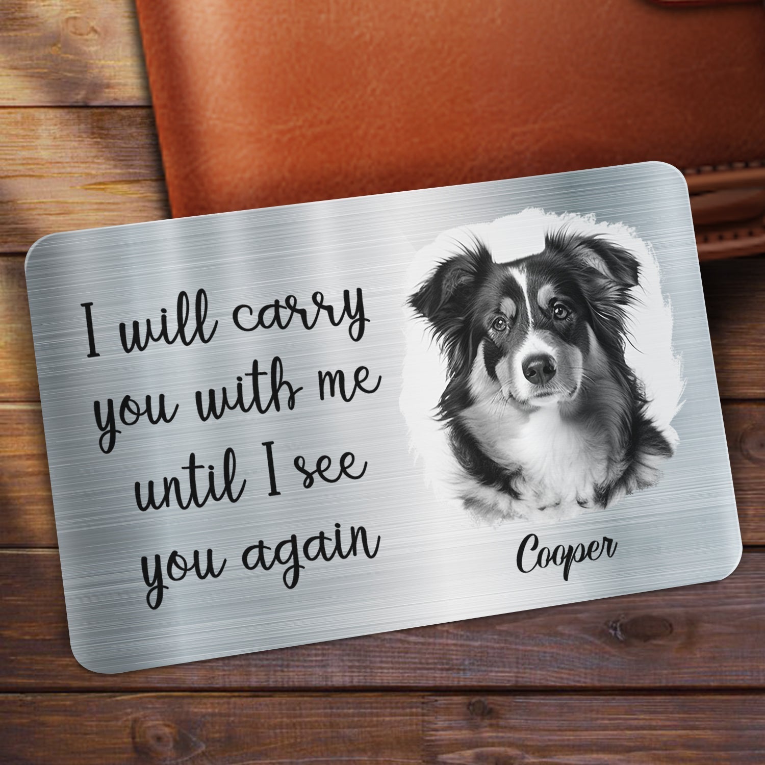 Custom Photo Memorial I'm Always With You - Personalized Wallet Card