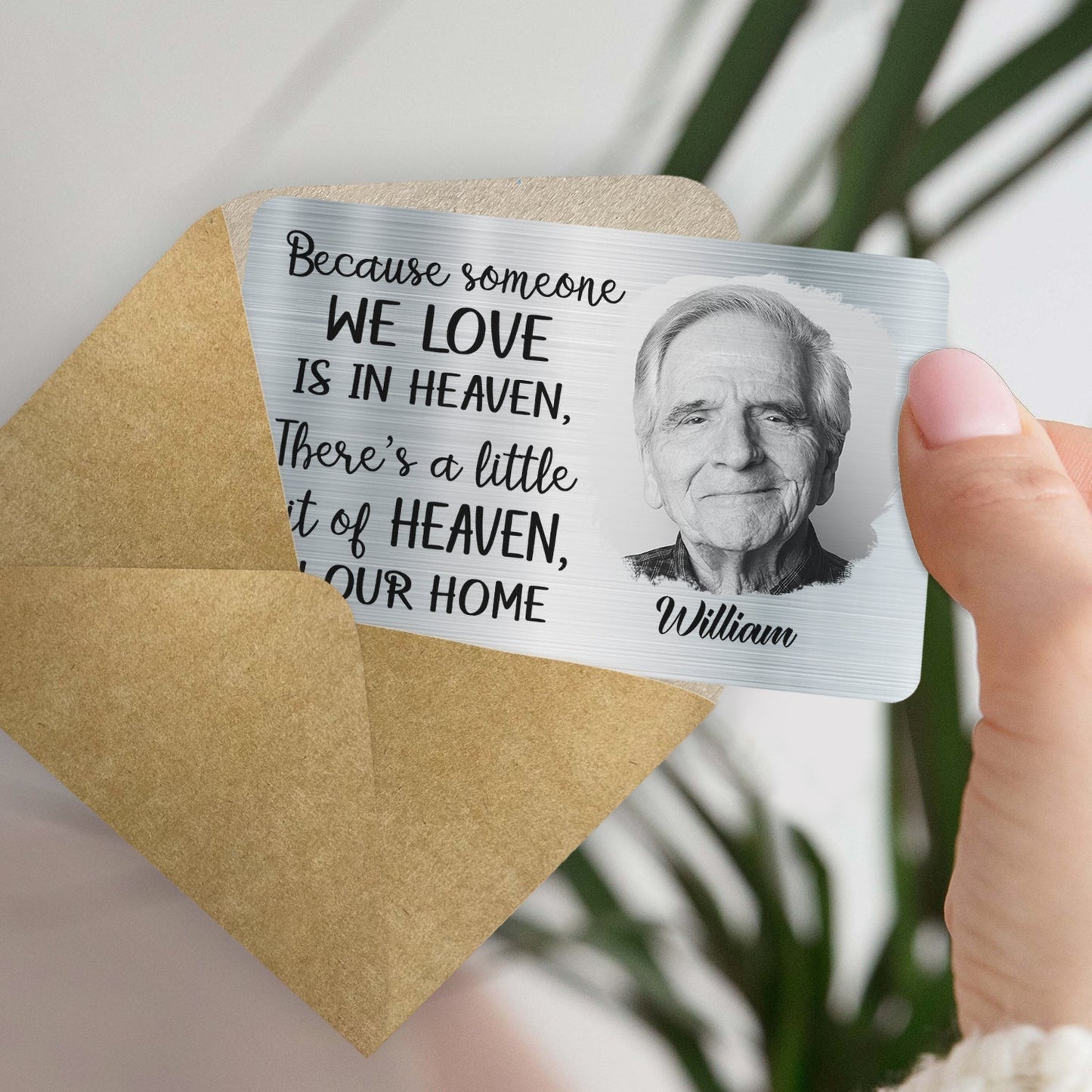 Custom Photo Memorial I'm Always With You - Personalized Wallet Card
