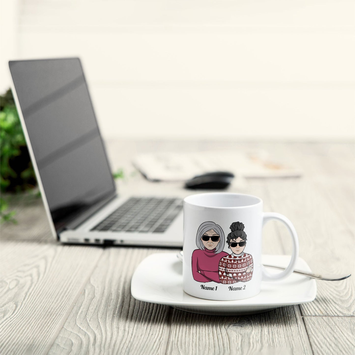 Personalized 'Like Mother Like Daughter Oh Crap' Funny Mug Gift