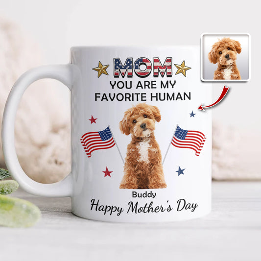 Custom You’re My Favorite Flag America Accent Mug
