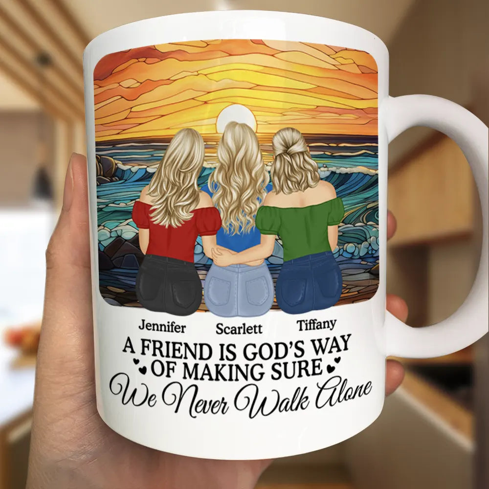 Old Best friends,Gift For Bestie,Love - It Takes A Long Time To Grow An Old Friend - Personalized Mug
