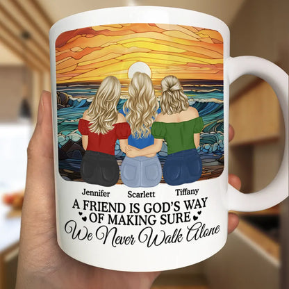 Old Best friends,Gift For Bestie,Love - It Takes A Long Time To Grow An Old Friend - Personalized Mug