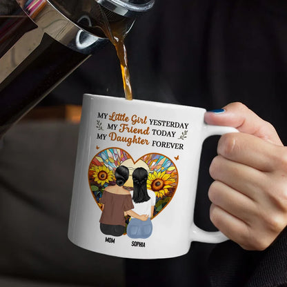 Gift For Mother, Mom - Daughters (Adult), Happy - Mother & Daughter My Daughter Forever - Personalized Mug