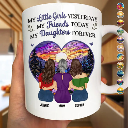 Gift For Mother, Mom - Daughters (Adult), Happy - Mother & Daughter My Daughter Forever - Personalized Mug