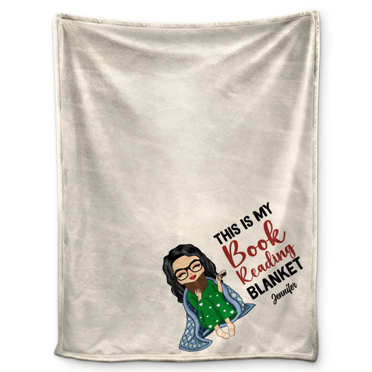 Personalized My Reading Blanket - Cozy Gift for Book Lovers