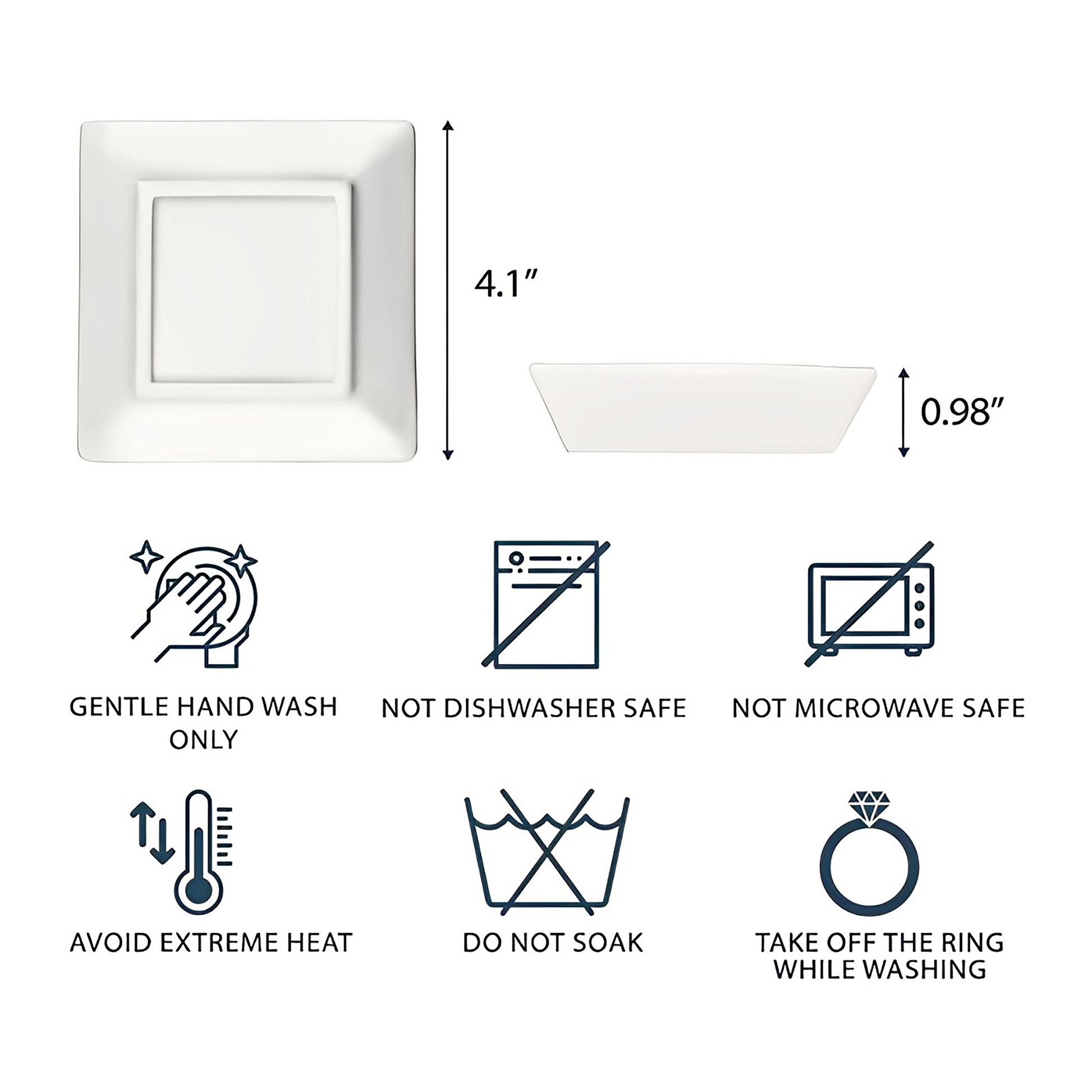 Dear Mommy From Baby Bump -Personalized Custom Jewelry Dish