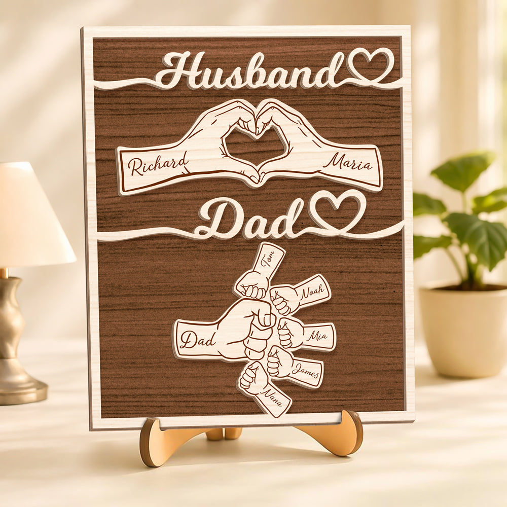 Plaque gift-ready design for Dad