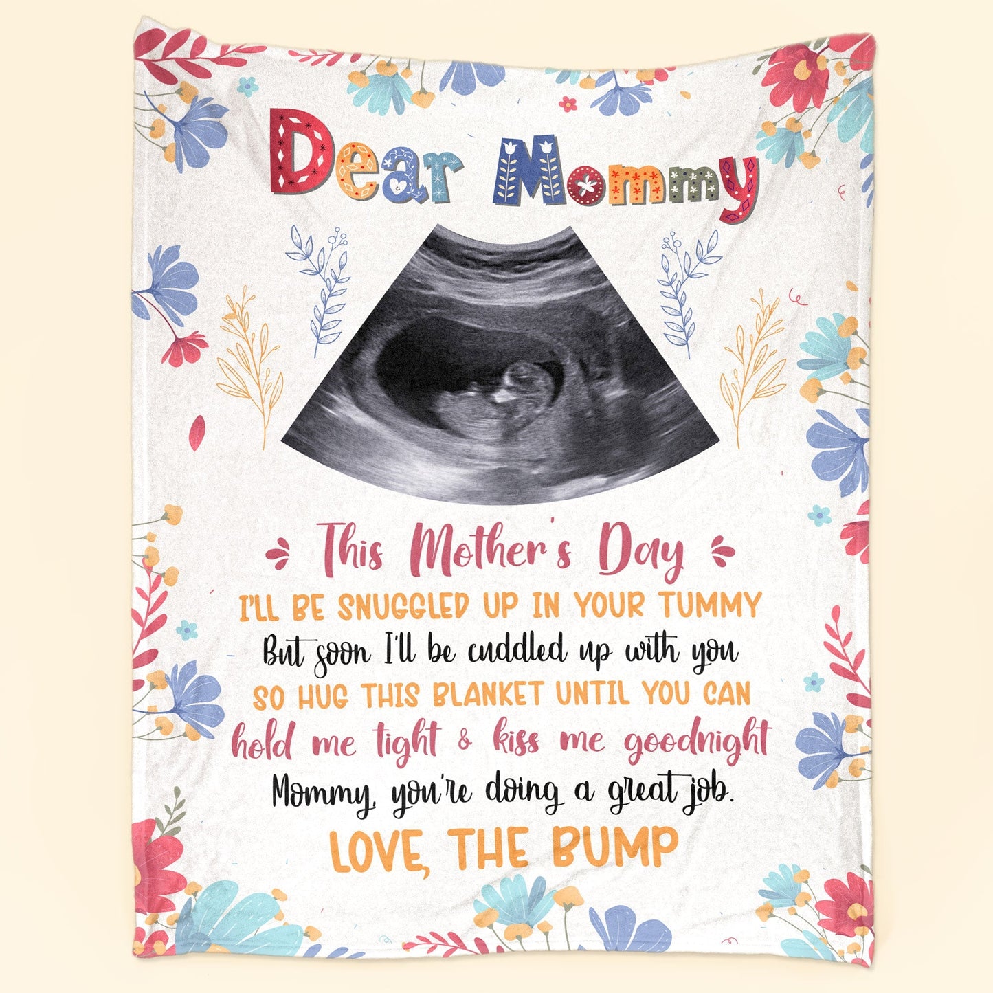 Mommy You're Doing A Great Job - Personalized New Mom Blanket