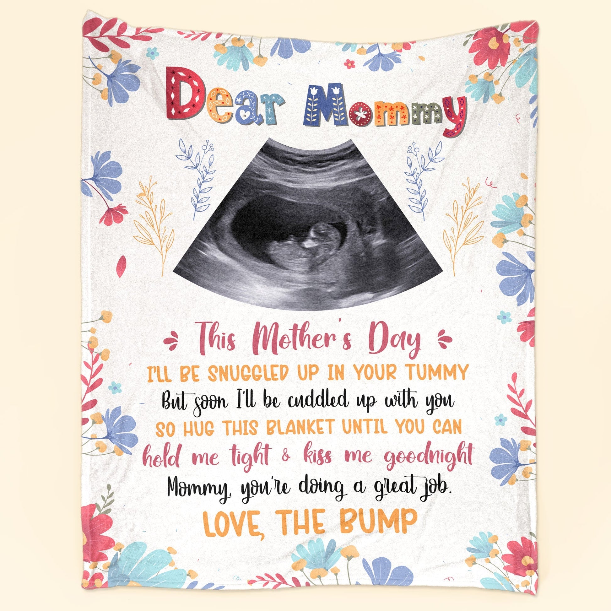 Mommy You're Doing A Great Job - Personalized New Mom Blanket