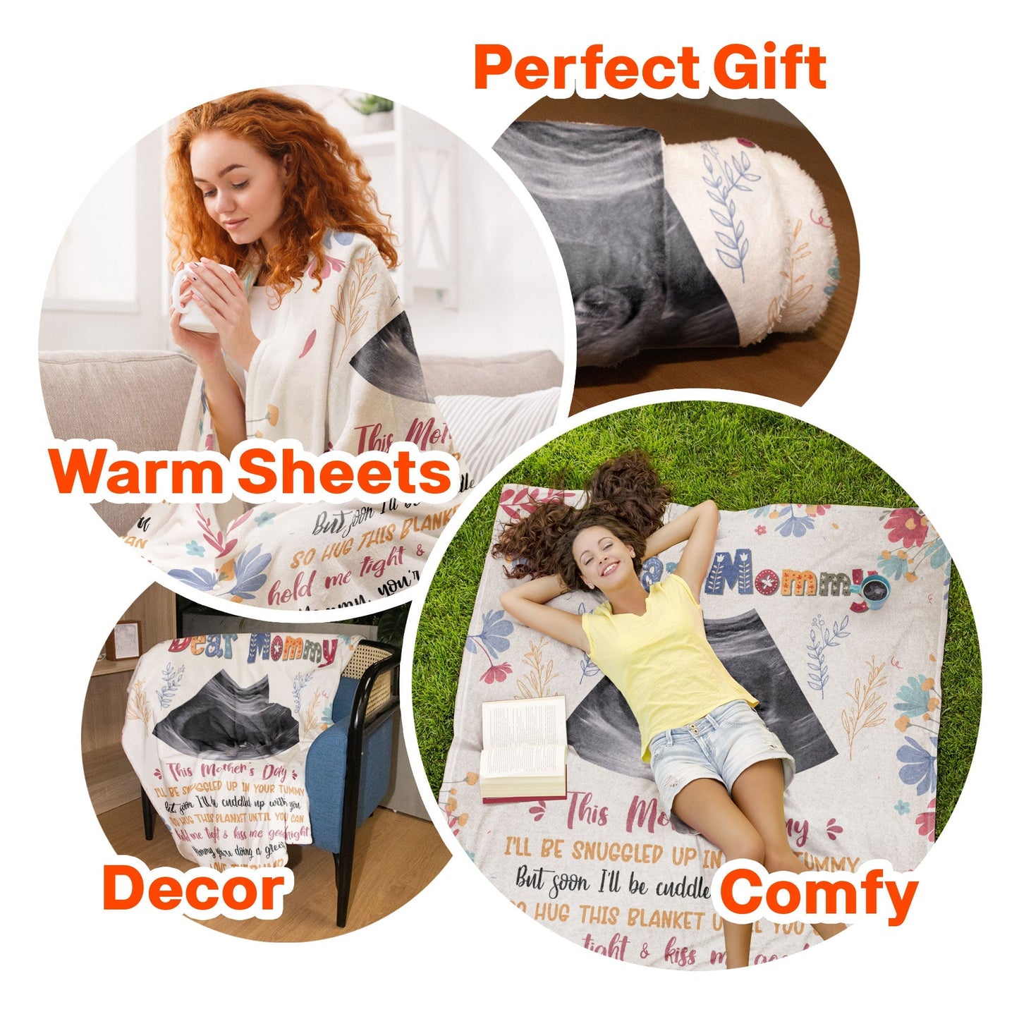 Mommy You're Doing A Great Job - Personalized New Mom Blanket