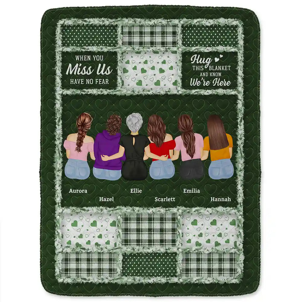 Gift For Women,Gift For Mother,Mom'Daughters (Adult),Gift For Daughter,Love - Mother Daughters Hug This Blanket - Personalized Fleece Blanket, Sherpa Blanket