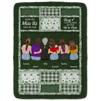 Gift For Women,Gift For Mother,Mom'Daughters (Adult),Gift For Daughter,Love - Mother Daughters Hug This Blanket - Personalized Fleece Blanket, Sherpa Blanket
