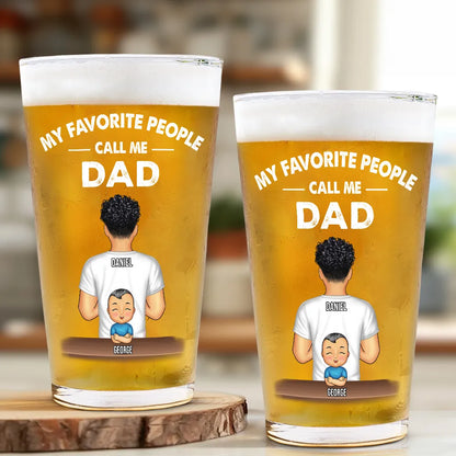 Personalized Pop Pop Beer Glass personalization view for Grandpa