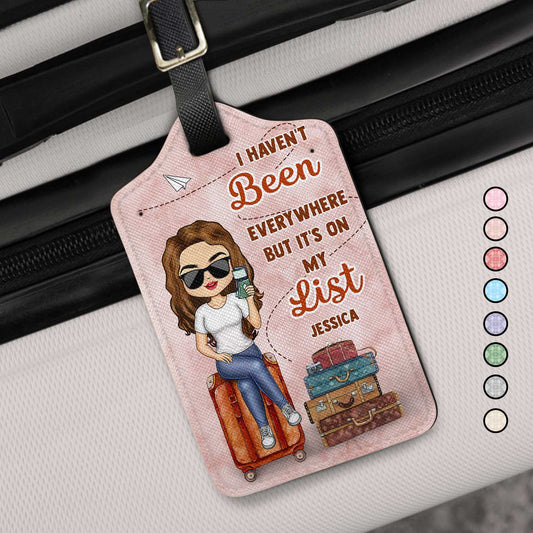 Personalized "On My List" Luggage Tag - Unique Gift for Her & Travelers