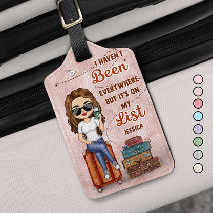 Personalized "On My List" Luggage Tag - Unique Gift for Her & Travelers
