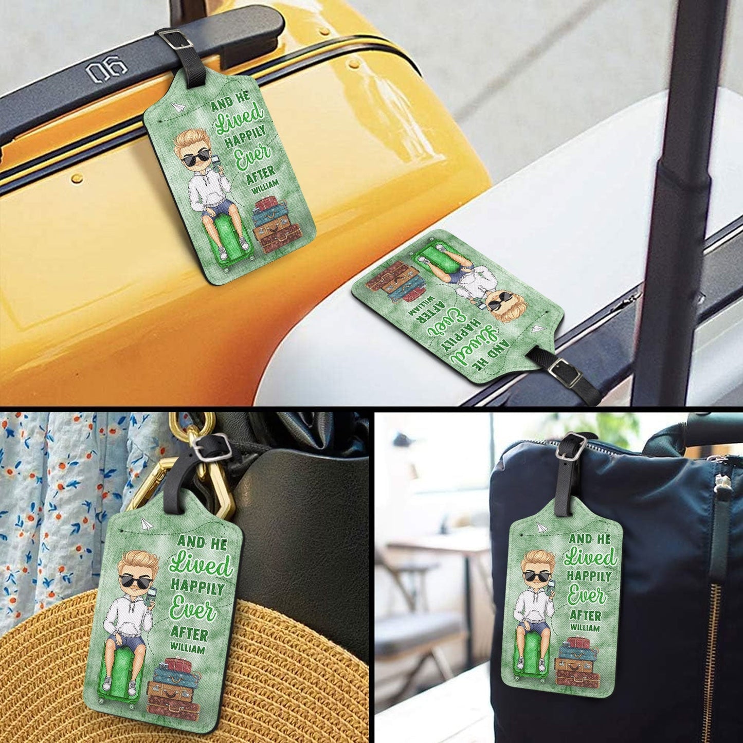 Personalized "On My List" Luggage Tag - Unique Gift for Her & Travelers