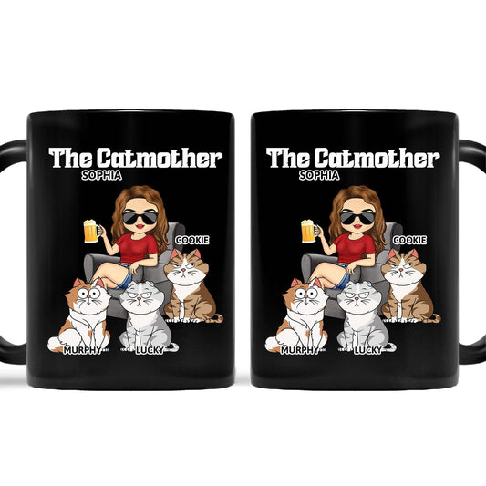 Personalized The Cat Mother Mug - A Birthday Gift for Cat Moms & Lovers