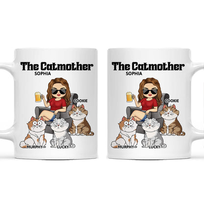 Personalized The Cat Mother Mug - A Birthday Gift for Cat Moms & Lovers