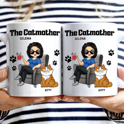 Personalized The Cat Mother Mug - A Birthday Gift for Cat Moms & Lovers