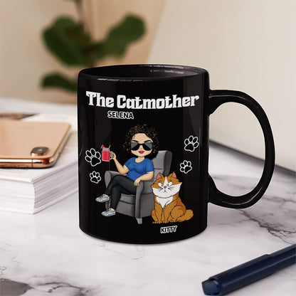 Personalized The Cat Mother Mug - A Birthday Gift for Cat Moms & Lovers