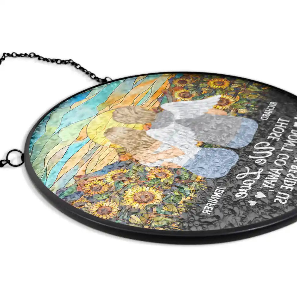 Custom I'm Always With You Memorial - Personalized Stained Glass Window Hanging Suncatcher