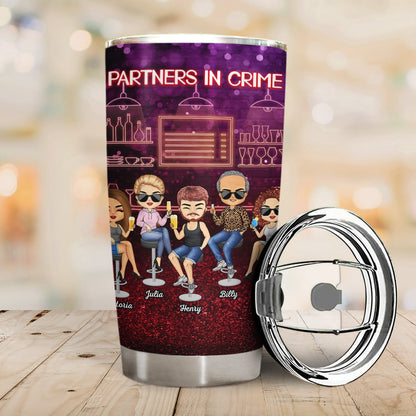 “Our Secret Society - Custom Engraved Tumbler For Partners In Crime & Party Besties”