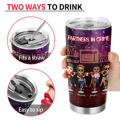 “Our Secret Society - Custom Engraved Tumbler For Partners In Crime & Party Besties”