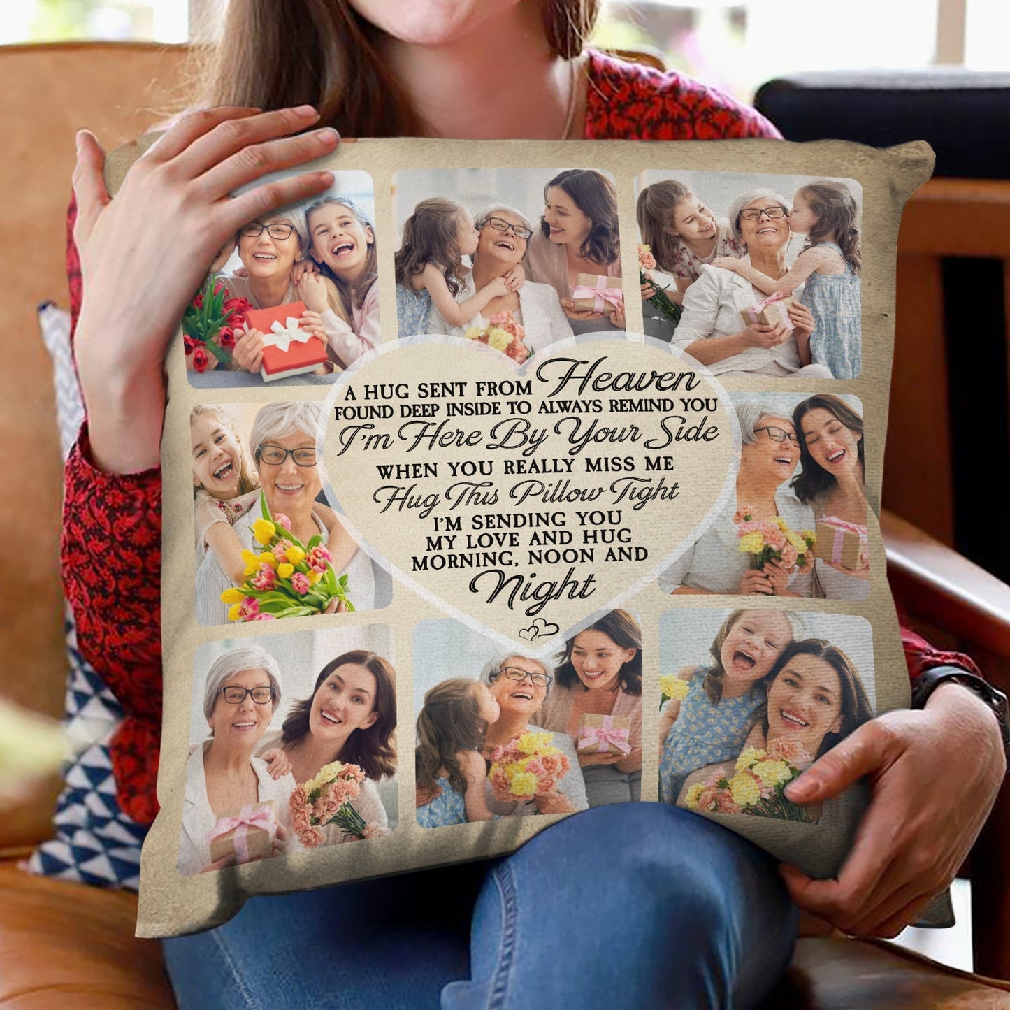 Always Remind You I'm Here By Your Side - Personalized Custom Photo Pillow