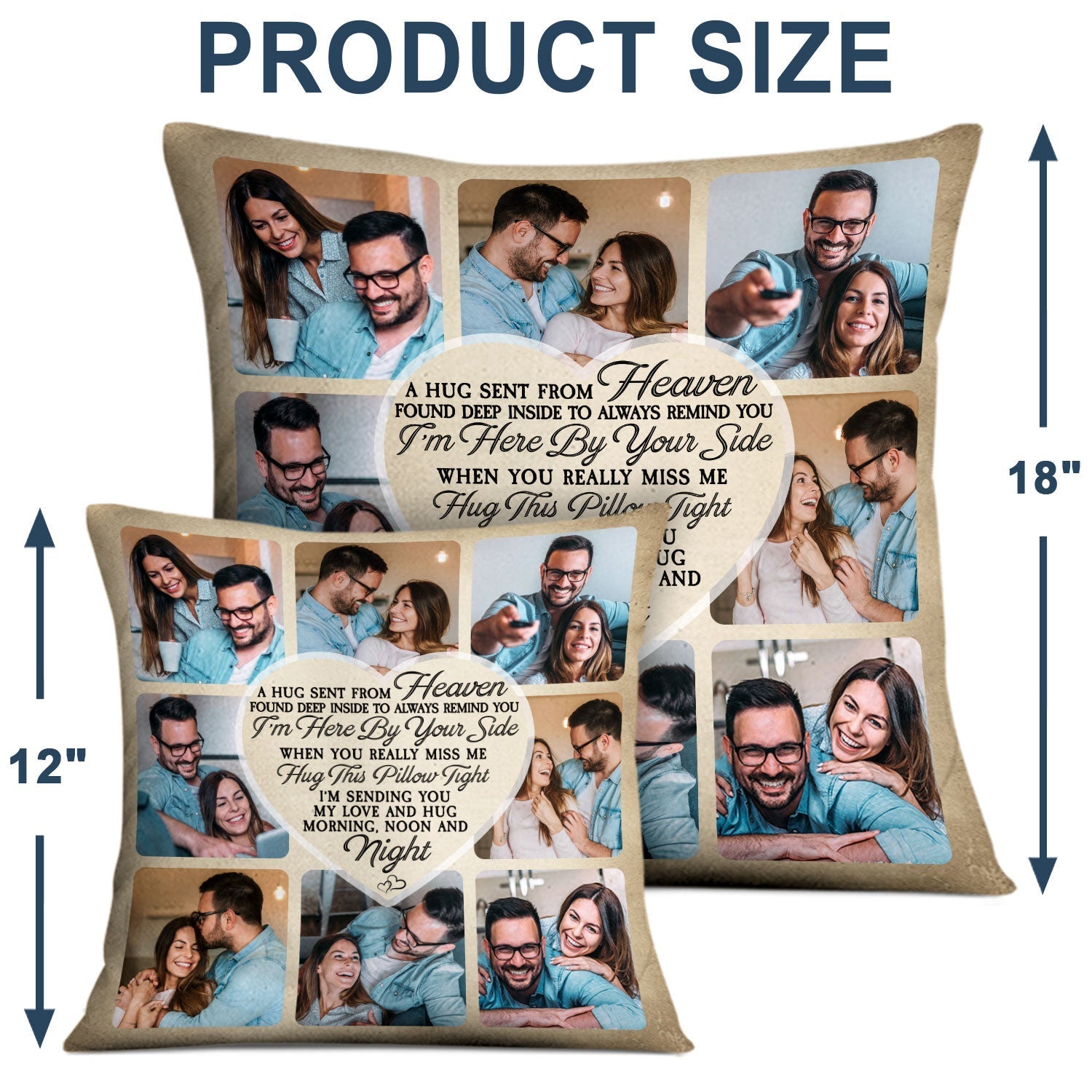 Always Remind You I'm Here By Your Side - Personalized Custom Photo Pillow