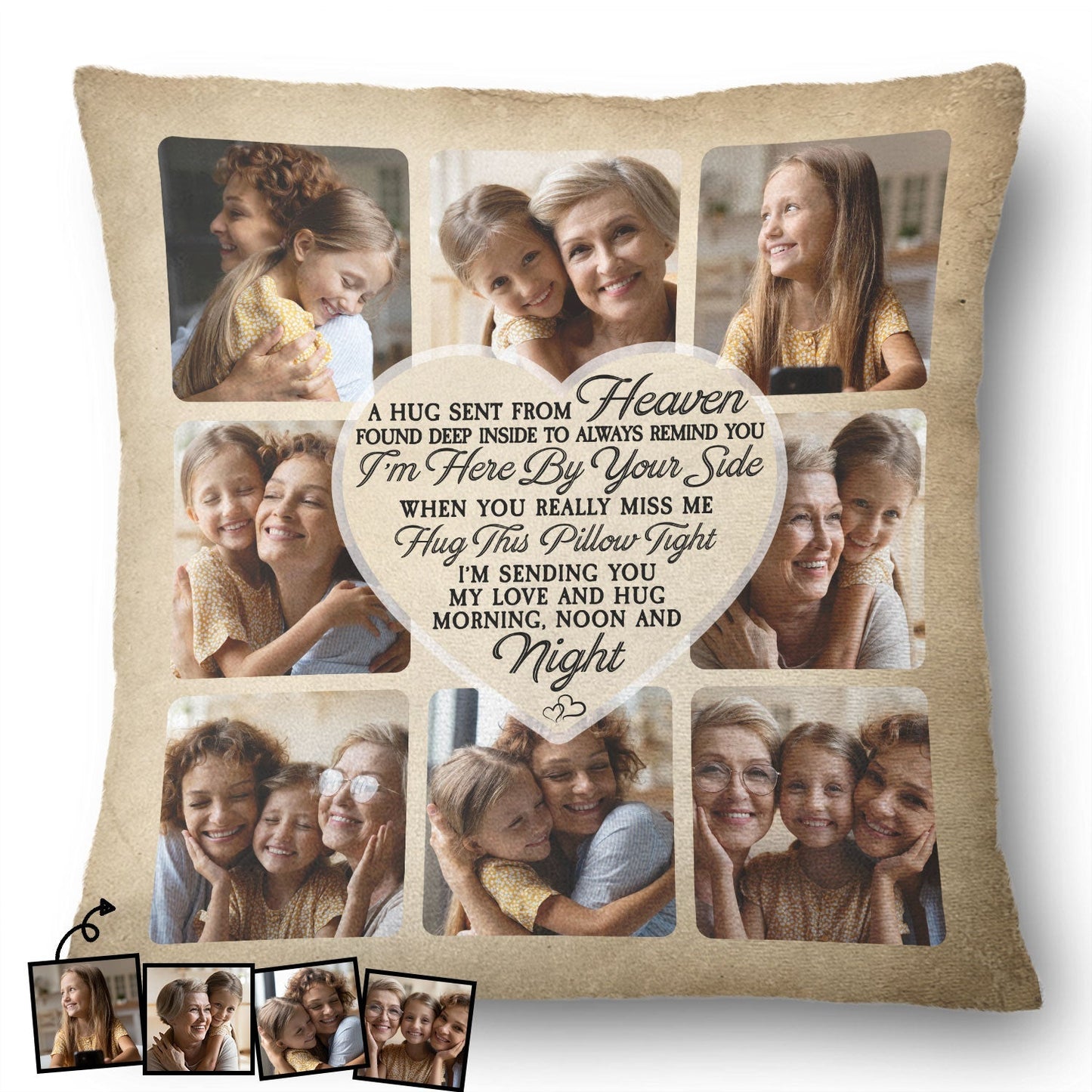 Always Remind You I'm Here By Your Side - Personalized Custom Photo Pillow