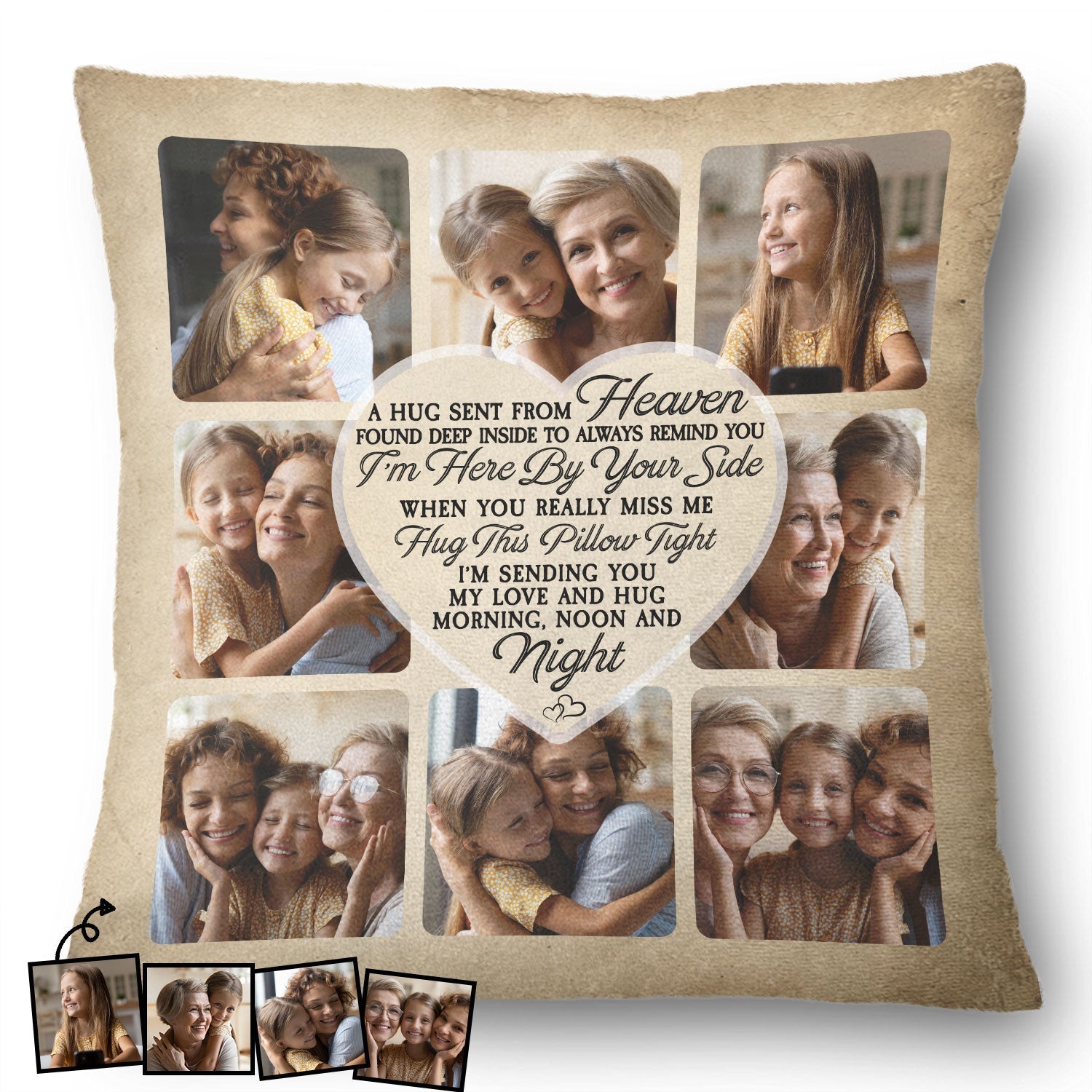 Always Remind You I'm Here By Your Side - Personalized Custom Photo Pillow