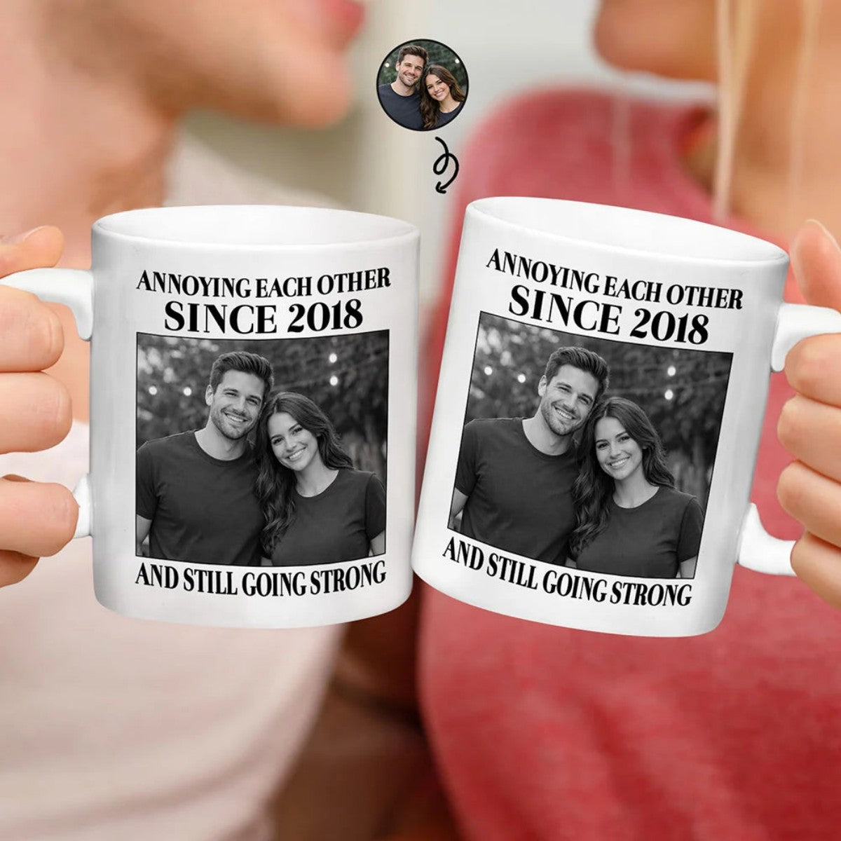 Annoying Each Other Since - Personalized Vintage Mug