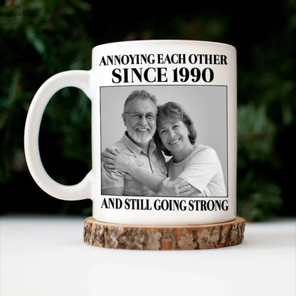 Annoying Each Other Since - Personalized Vintage Mug