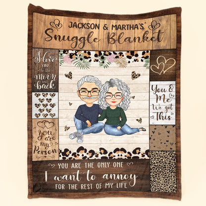 "Our Snuggle" - Personalized Custom Blanket