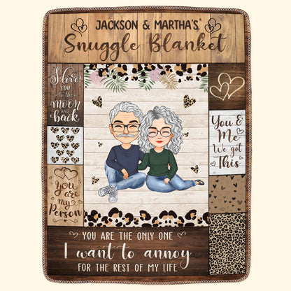 "Our Snuggle" - Personalized Custom Blanket