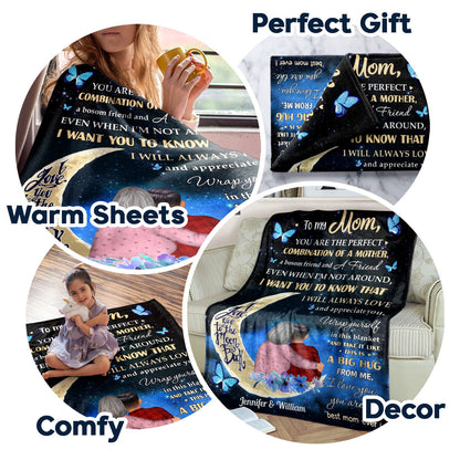 You Are The Best Mom Ever - Gift For Mother - Personalized Fleece Blanket