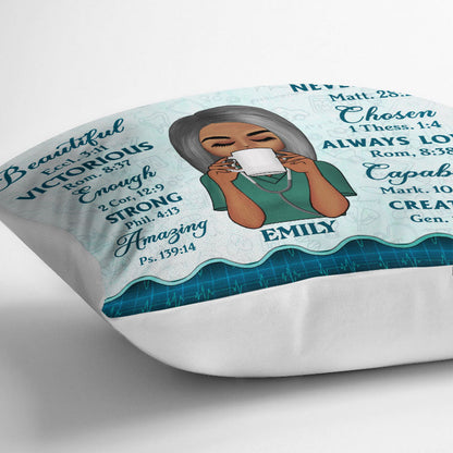 You Are Beautiful - Personalized Custom Nurse Pillow
