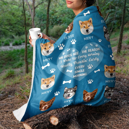 Personalized Photo Blanket - “We’ll Be Watching You” Pet Gift
