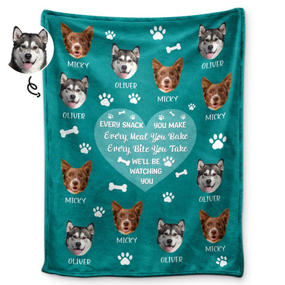 Personalized Photo Blanket - “We’ll Be Watching You” Pet Gift