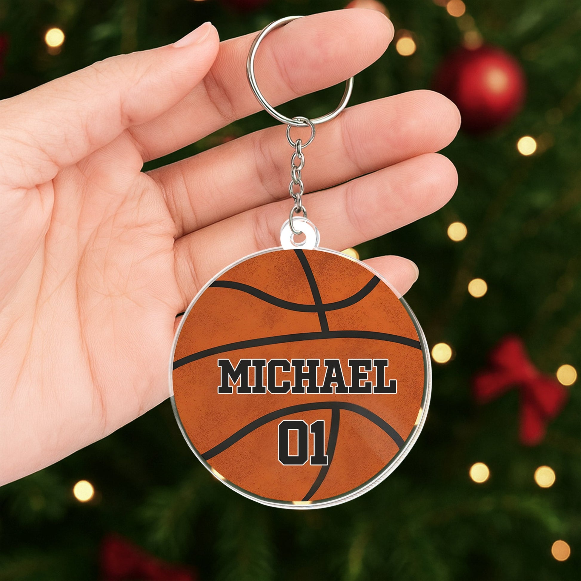 Celebrate Your Favorite Sports Moments - Personalized Custom Acrylic Keychain