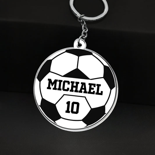 Celebrate Your Favorite Sports Moments - Personalized Custom Acrylic Keychain