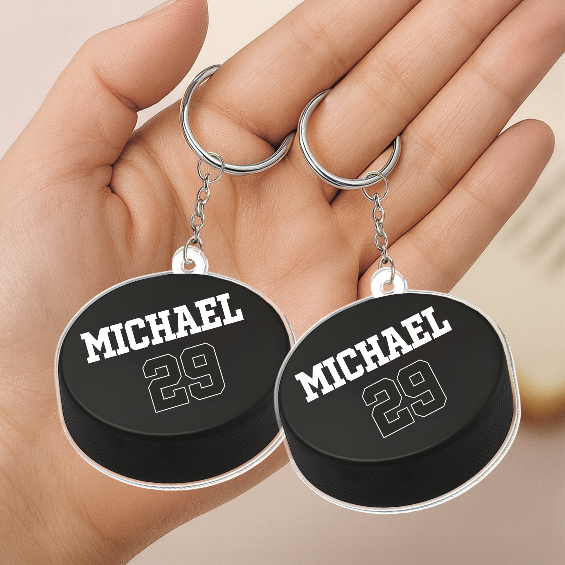 Celebrate Your Favorite Sports Moments - Personalized Custom Acrylic Keychain