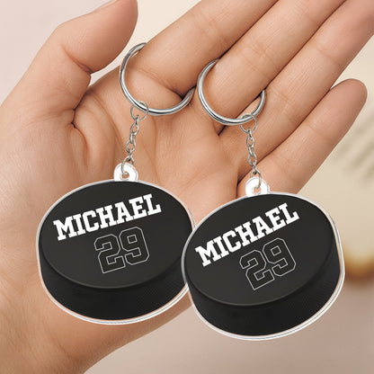 Celebrate Your Favorite Sports Moments - Personalized Custom Acrylic Keychain