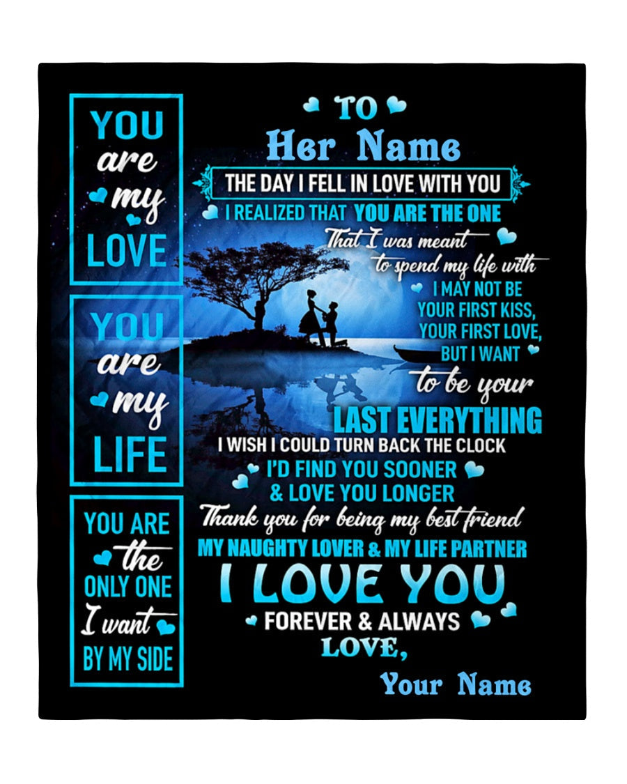 Wrapped in My Love - Personalized Romantic Love Story Blanket