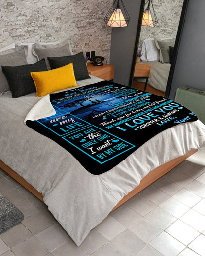 Wrapped in My Love - Personalized Romantic Love Story Blanket