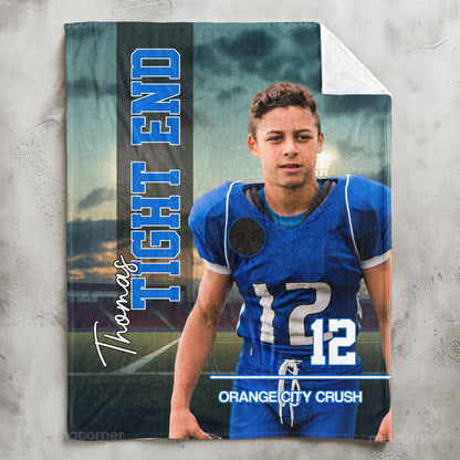 Basketball, Football, Baseball, Soccer, Softball - Sport Lovers - Personalized Photo Blanket