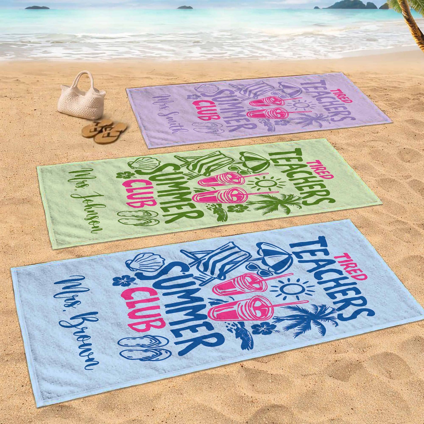 Towel detail view for Teacher